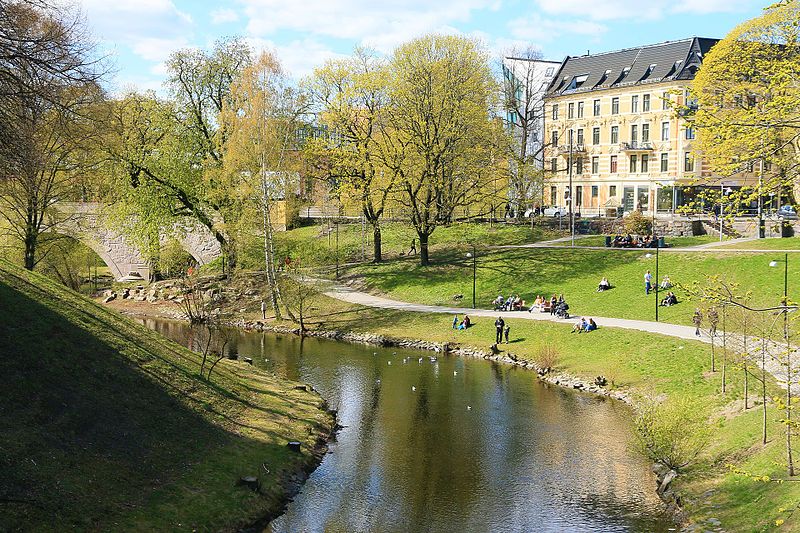 Akerselva nedenfor Grünerløkka