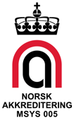 Akkrediteringsmerke MSYS 005